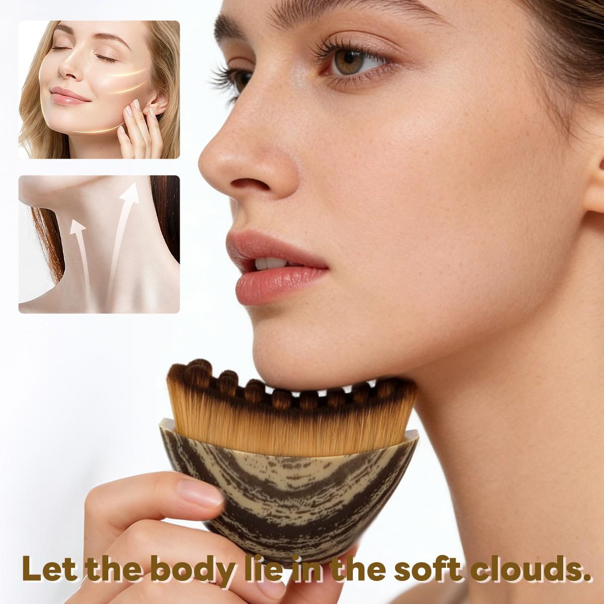 Maange Makeup Brush Set with Storage Box, Lymph Contouring Brushes, Essential Beauty Tools, Perfect for Daily Use