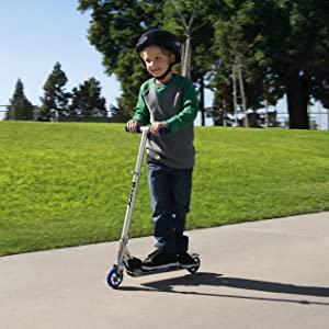 A Kick Scooter for Kids - Lightweight, Foldable, Aluminum Frame, and Adjustable Handlebars A Kick Scooter for Kids - Lightweight, Foldable, Aluminum Frame, and Adjustable Handlebars