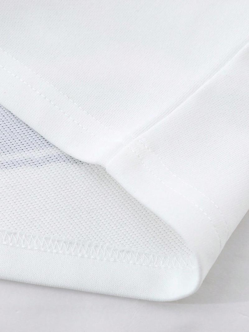 Men's Graphic & Letter Print Loose Fit Granddad Collar Polo Shirts, Sports Preppy Stylish Top For All Seasons, Men's Fall Outfits For Outdoors