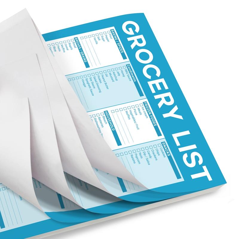 B5 Fridge Magnet Grocery List Board, Magnetic Shopping Checklist Pad, Home Purchase Classification Record Stickers