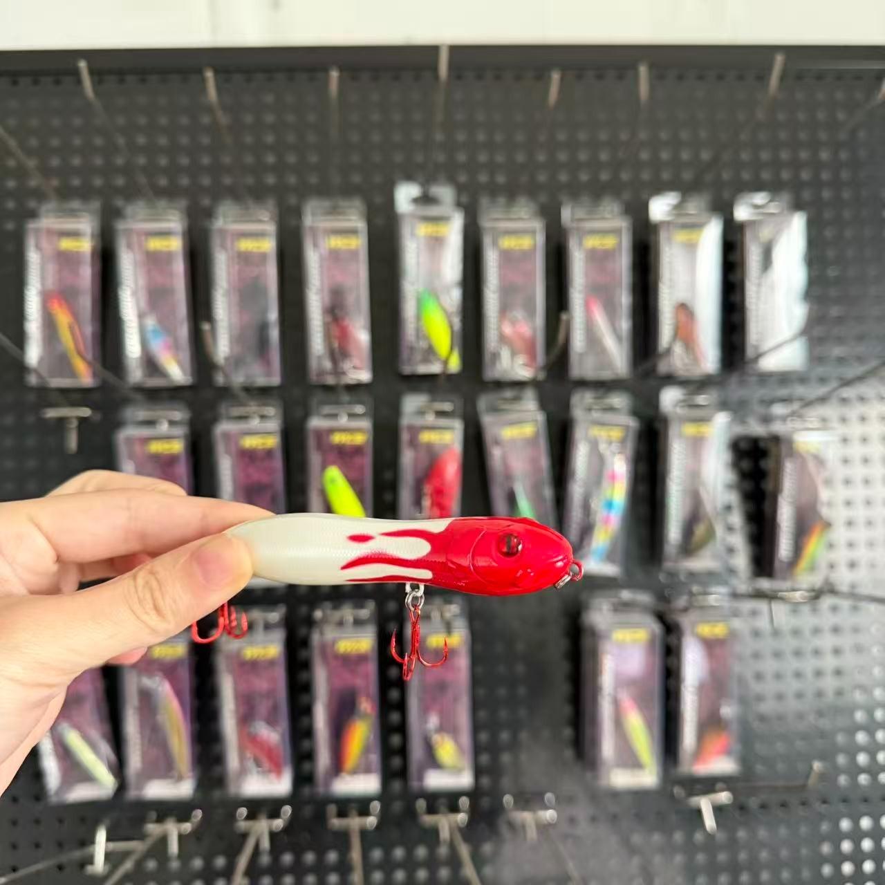 Large brand replica, popular, 1pcs, floating water snakehead pencil lure lure, water surface series word dog pout mouth catfish bait, suitable for freshwater and seawater fishing accessories, fishing gear and supplies