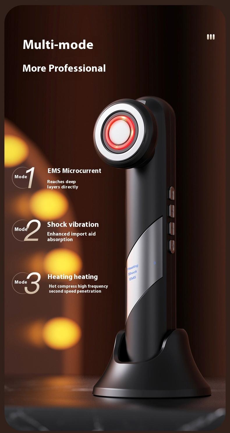 Portable 4-in-1 intelligent electric vibrating scalp massager with silicone brush, suitable for applying hair oil and promoting hair growth, head and scalp massage tool