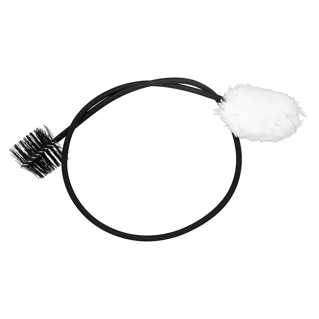 B107 Saxophone Cleaning Brush, Dual-Ended Nylon & Cotton Thread, 50cm, Musical Instrument Accessories, Essential Saxophone Maintenance Tool