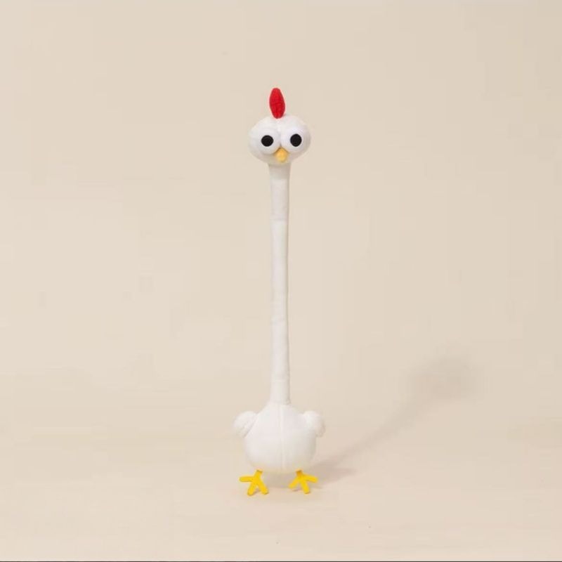 Novelty Long Neck Zodiac Plush Doll Soft Stuffed Toy for Prank & Decor