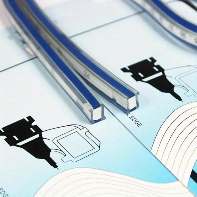 Flexible Curve Ruler with Clear Scale - Soft, Durable Plastic for Sewing, Drafting & Design - Easy-To-Clean Edges, Sewing Tools, Sewing Supplies Crafts