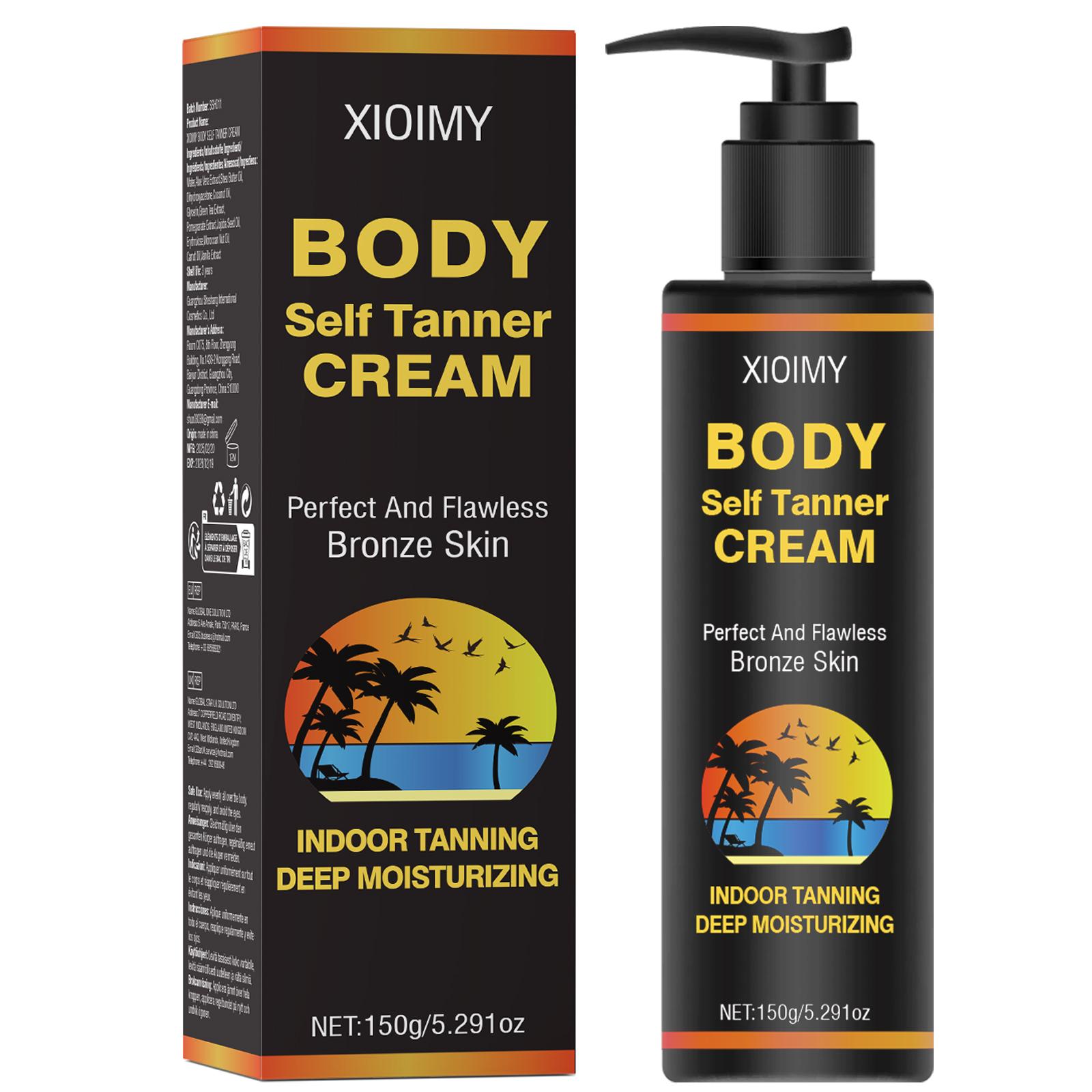 5.291 Oz Body Whitening Lotion, Strong Moisturizing, Brownish-Golden Skin Tone, Brightens Complexion, Long-Lasting Effect, Ideal for Beach, Travel, Vacation