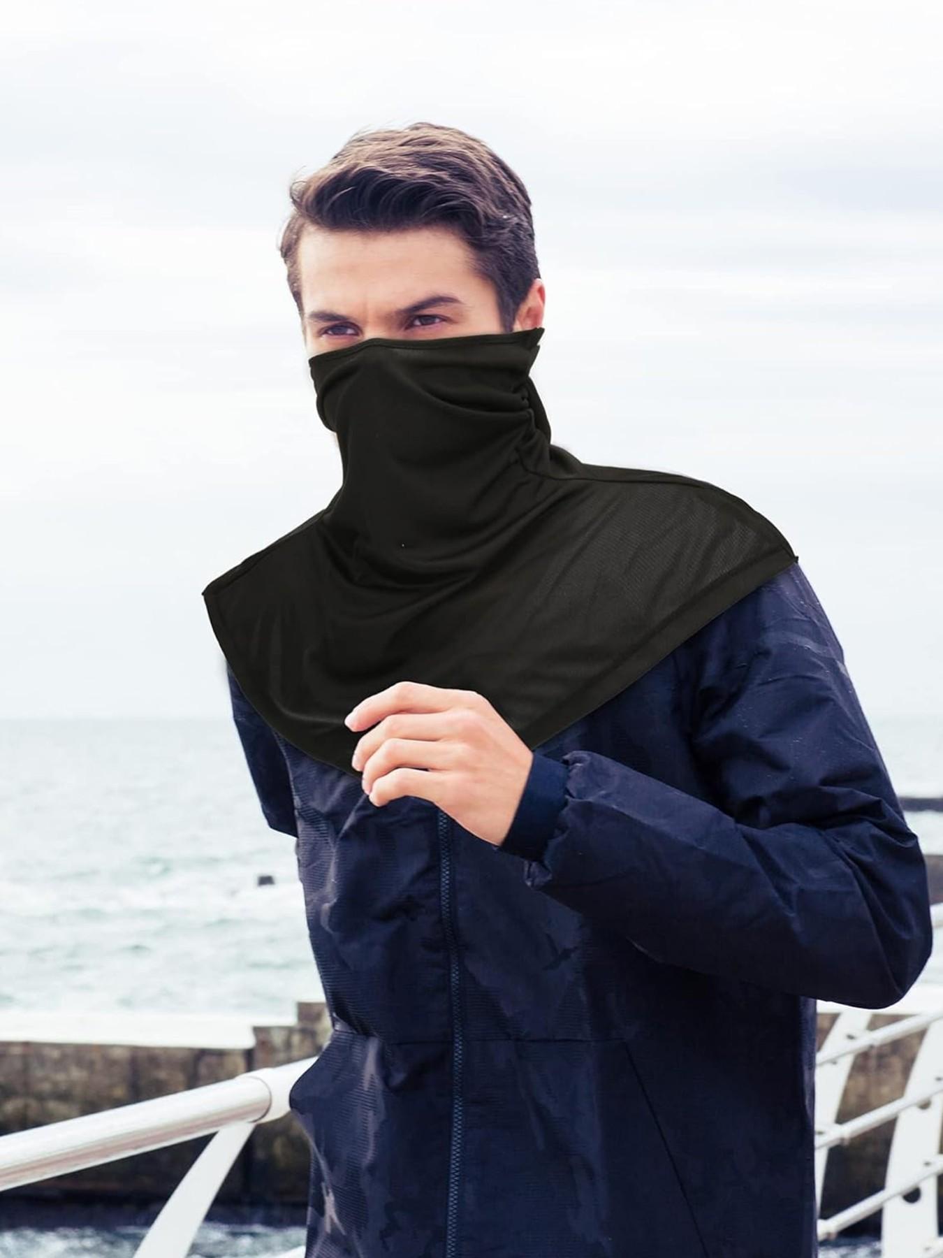 3 Piece Balaclava Face Cover Sun Protection Neck Cover Summer Balaclava Motorcycle Face Mask for Men Women Balaclava Face Cover Breathable Long Neck Covers Summer Neck Protector for Men Sun Protection