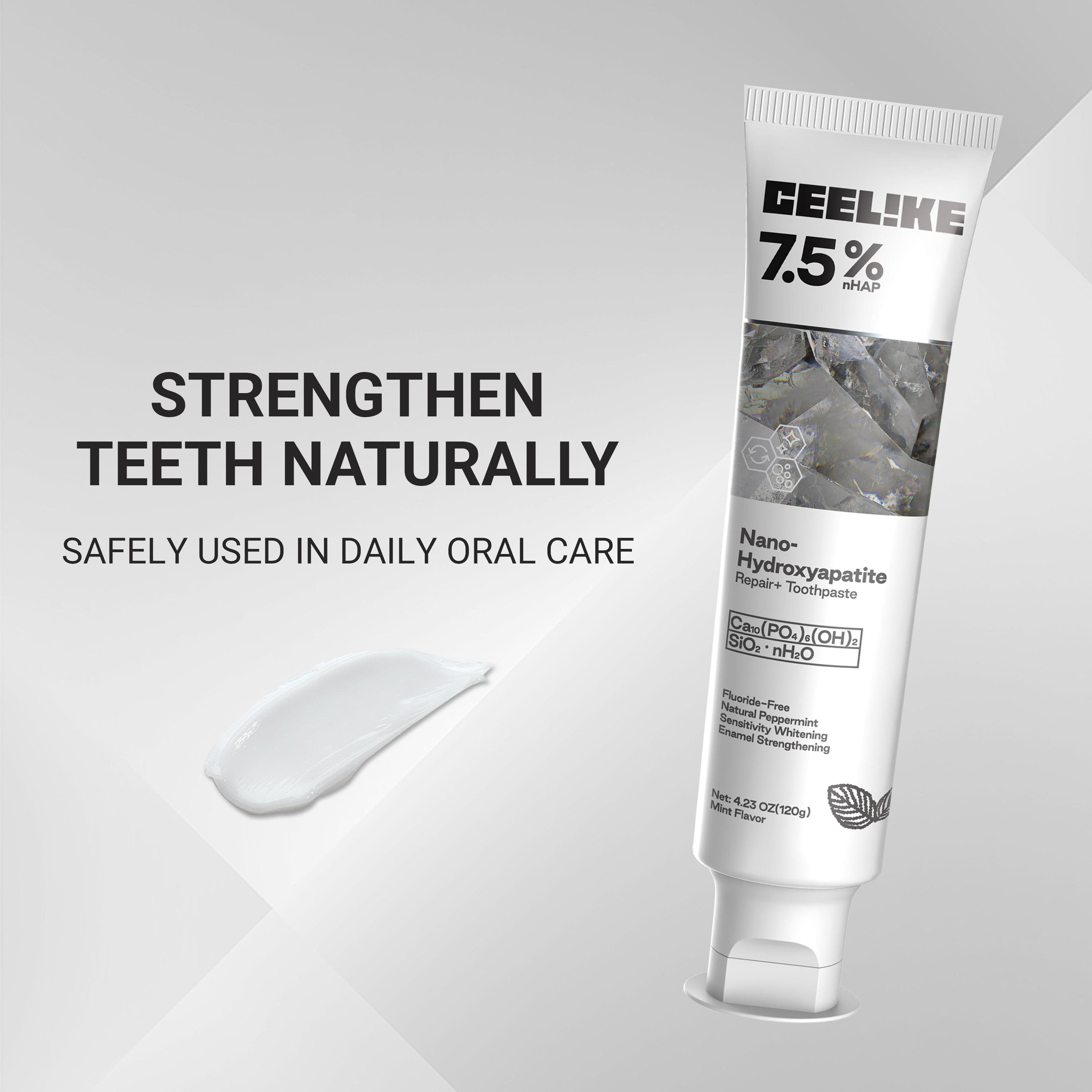CEELIKE Red SP-6 Super Probiotic Toothpaste & Hydroxyapatite Toothpaste Set – Repairs Teeth, Freshens Breath, and Enhances Oral Health