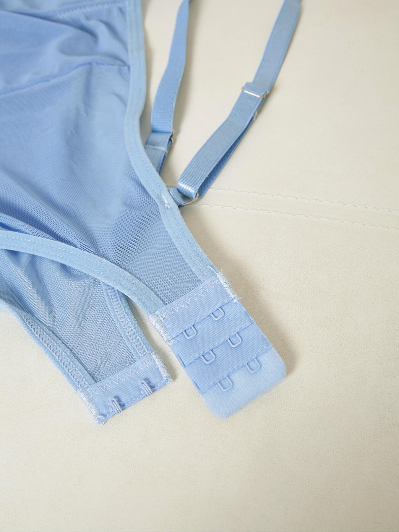 Women's Homecoming 2-Piece Set Lingerie, Plain Color Butterfly Decoration Side Split Spaghetti Strap Dress, Soft Breathable Lightweight Fabric, All-Season Wear