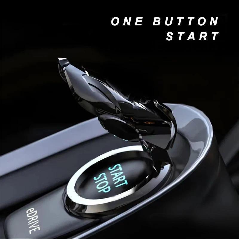 Car One-Click Start Button Skin Interior Decoration for Nismo Nissan Juke Tiida Teana GTR 350Z 370Z 240SX Fairlady Skyline