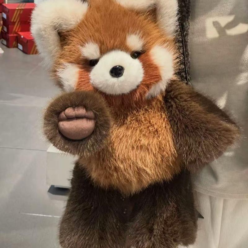 Kawaii Highland Raccoon Stuffedtoy - 55cm Stress Relief Toy, Premium Soft Fabric Plush, Huggable Companion, Soft Cuddly Gift, Cuddly Stuffed Animals, Soft Adorable Stuffed