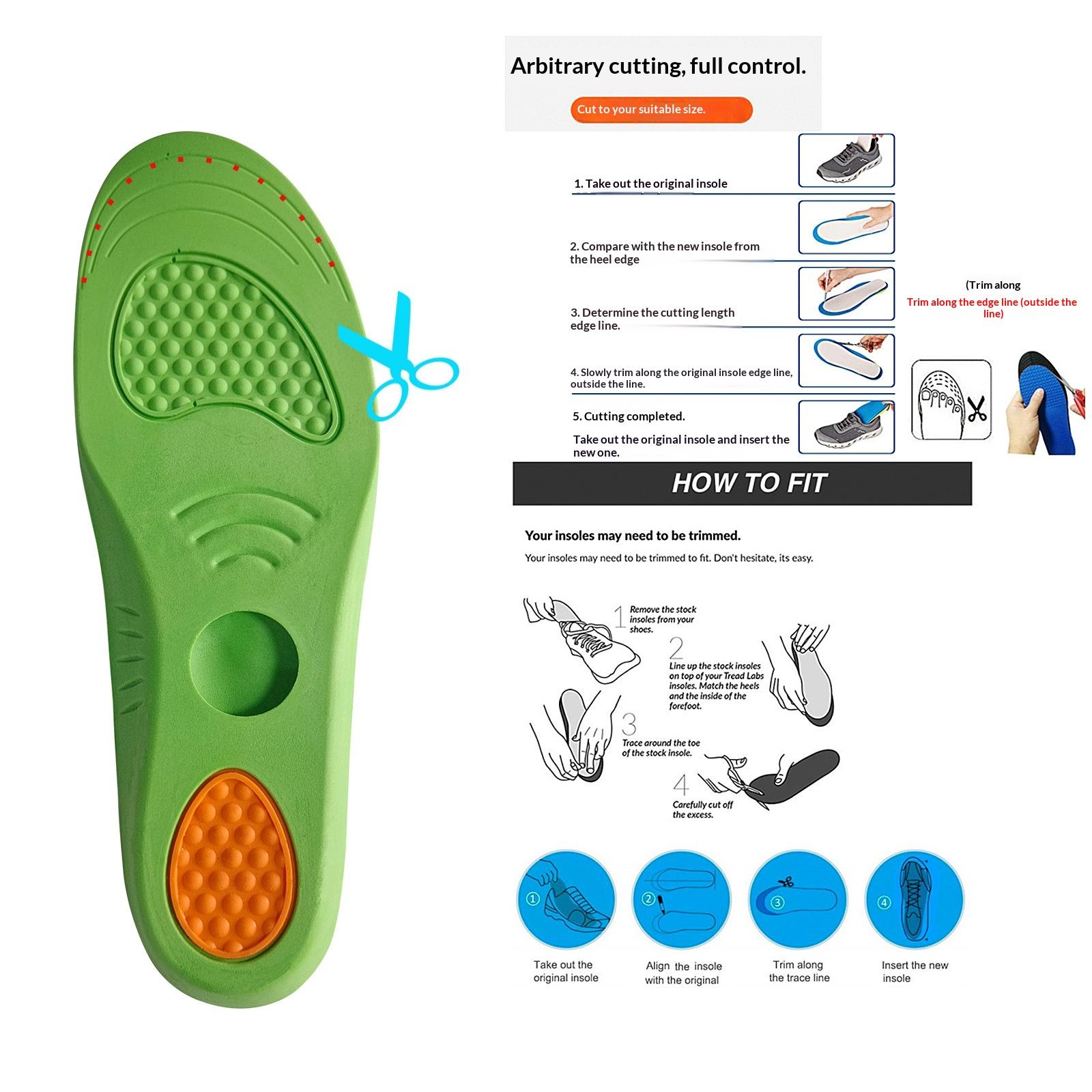 AirTag-Compatible PU Insoles — Anti-Loss Tracking Inserts for Children's Sports Shoes and the Elderly