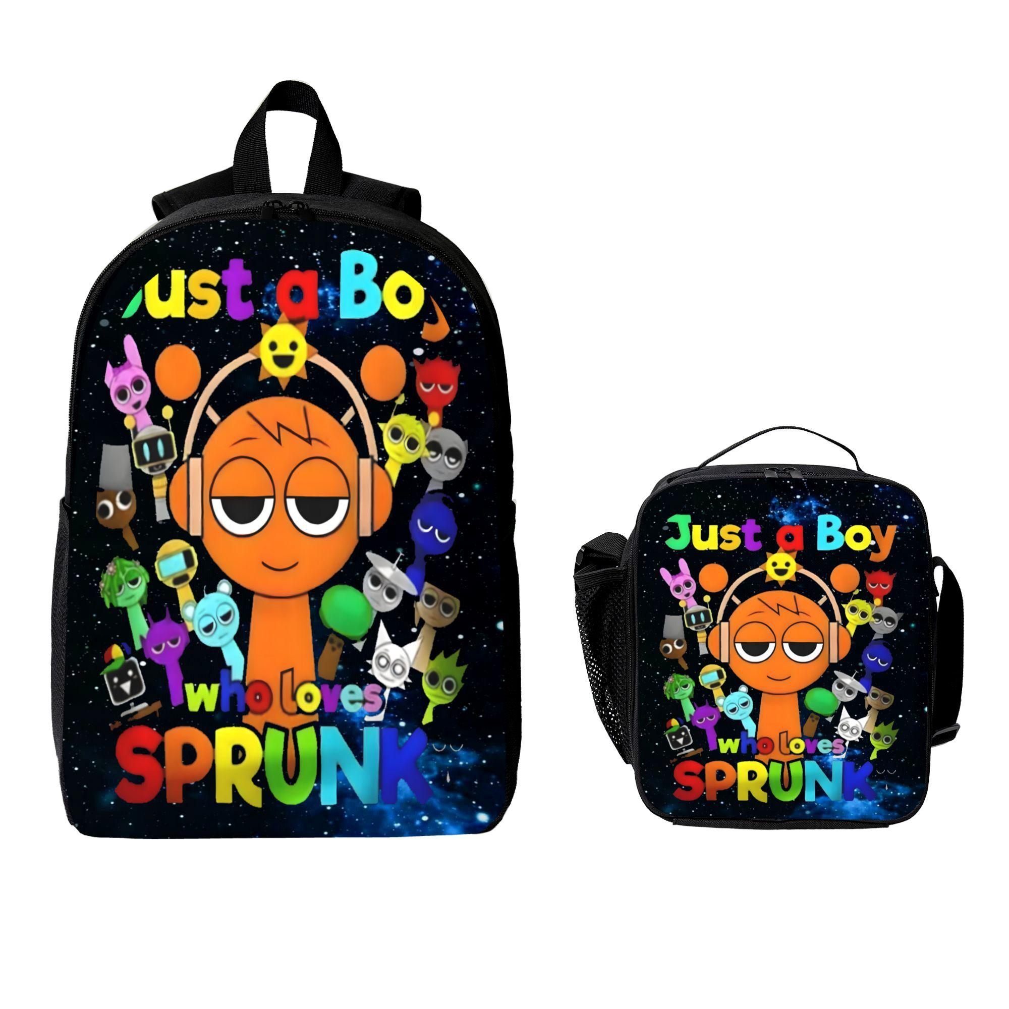 Polyester Crossbody Backpack with Cartoon Print for Gym Travel Casual Funny 67 Number Meme Print Backpack for Women Men Large  main image 4