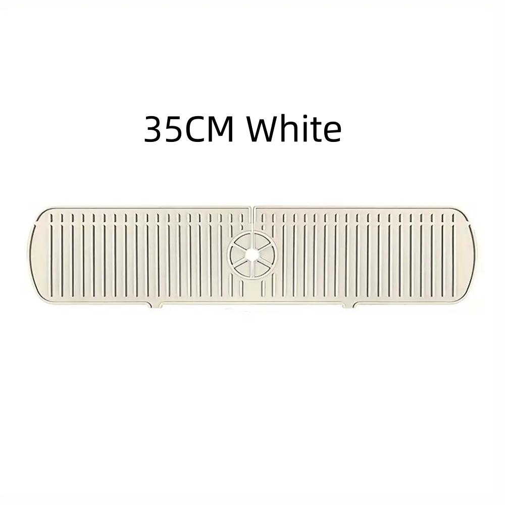 Silicone pad, silicone faucet water collection pad, kitchen sink anti-leakage drying pad, anti-slip drainage and splash-proof guard water collection pad, exquisite faucet kitchen accessories, household appliances, dishcloth holder