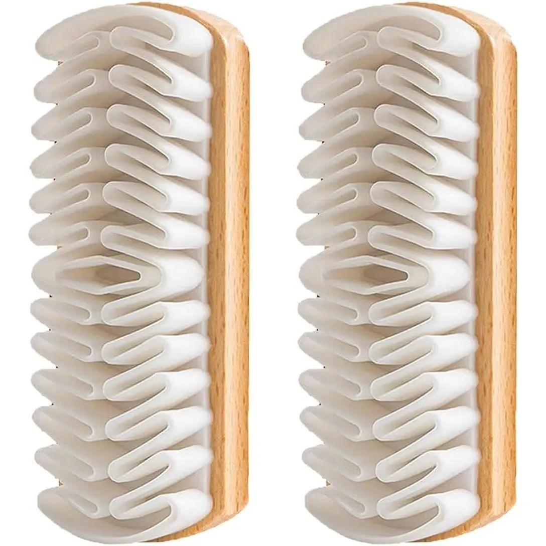 2PCS Suede & Nubuck Shoe Cleaning Brush Kit for Boots & Sneakers – Removes Marks & Spots, Revives Fibers & NapGift
