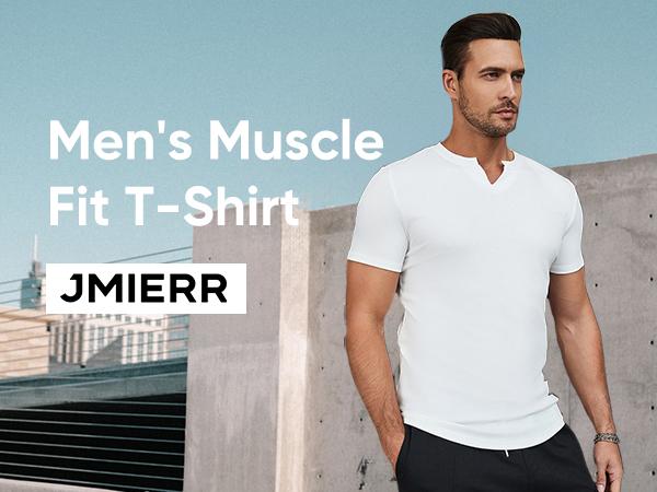 JMIERR Men's Plain Muscle Slim Fitted T Shirt Polyester V-Neck Longline Shirt Gym Workout Athletic Tee Shirts Menswear Casual Tops,Short Sleeve T-Shirt for Daily Outdoor Wear,Men's Streetwear Outfits JMIERR Men's Plain Muscle Slim Fitted T Shirt Polyester V-Neck Longline Shirt Gym Workout Athletic Tee Shirts Menswear Casual Tops,Short Sleeve T-Shirt for Daily Outdoor Wear,Men's Streetwear Outfits