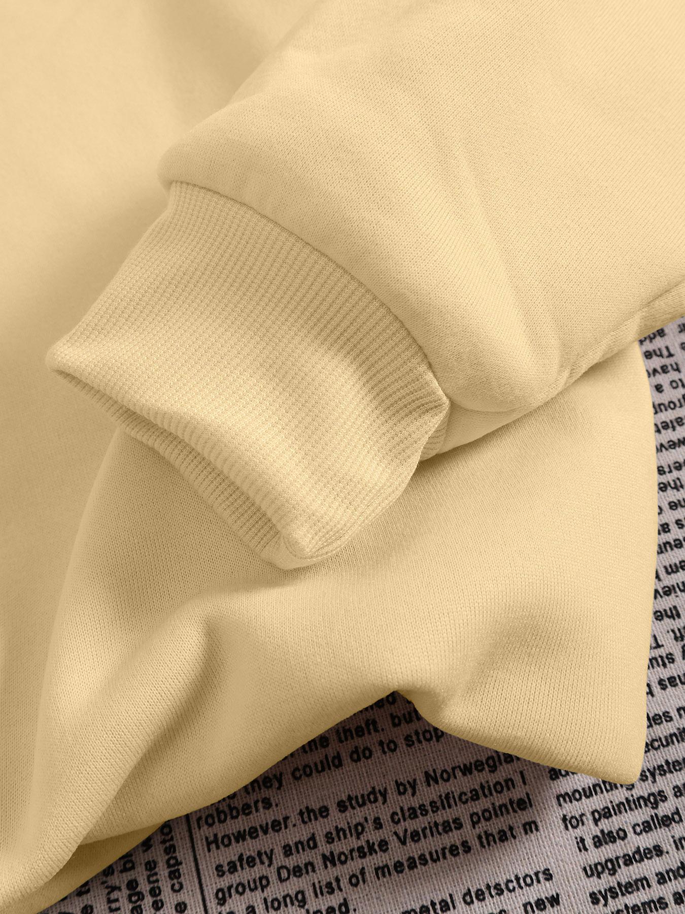 Women's Heart Pattern Print Casual Long Sleeve Hoodie, Round Neck Sporty Sweatshirt, Pullover, Fall & Winter Fitted Design, Versatile Fashion