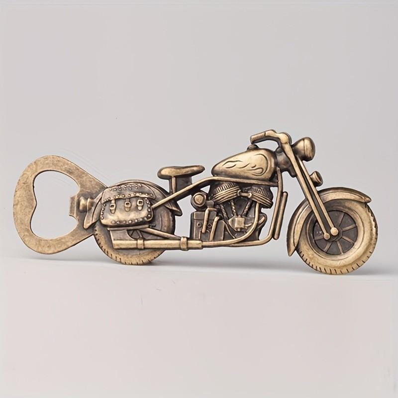 Vintage Motorcycle Bottle Opener, Intricate Design, Perfect Gift for Motorcycle Enthusiasts, Ideal for Party Events, Single Pack