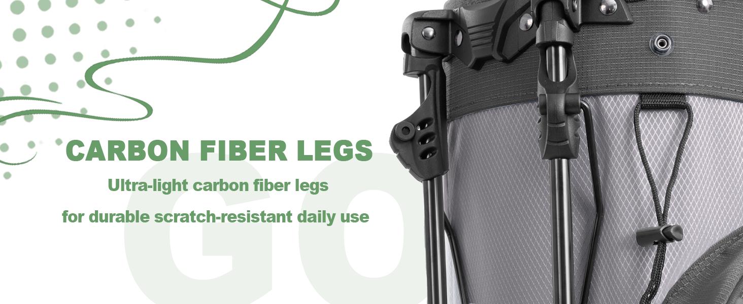 14-Way Golf Stand Bag, Premium Lightweight Golf Bag with Full-Length Dividers, Interchangeable PE-Padded Straps & Stabilizing Kickstand - Plush-Lined Top with Waterproof Cover