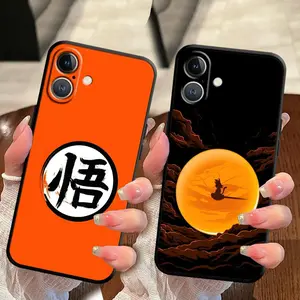 Sunset Nimbus Cloud Anime Scene Phone Case for iPhone Series, Iconic Anime Design Shockproof Matte Protective Cover for iPhone 17 16 15 14 13 12 11 Pro Max Air