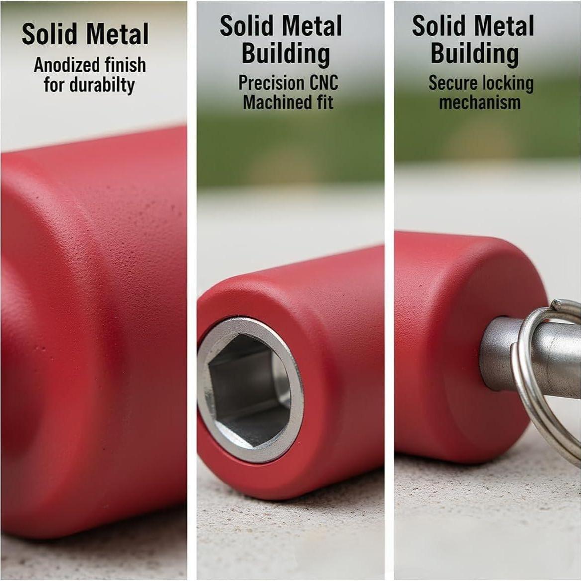 Trailer Jack Drill Adapter Tool, Universal Fit Trailer Jack Drill Converter, Quickly Attach To Trailer Jack, Durable & Efficient Design, Durable Construction, Reduce Manual Cranking Efforts, Essential RV Accessory