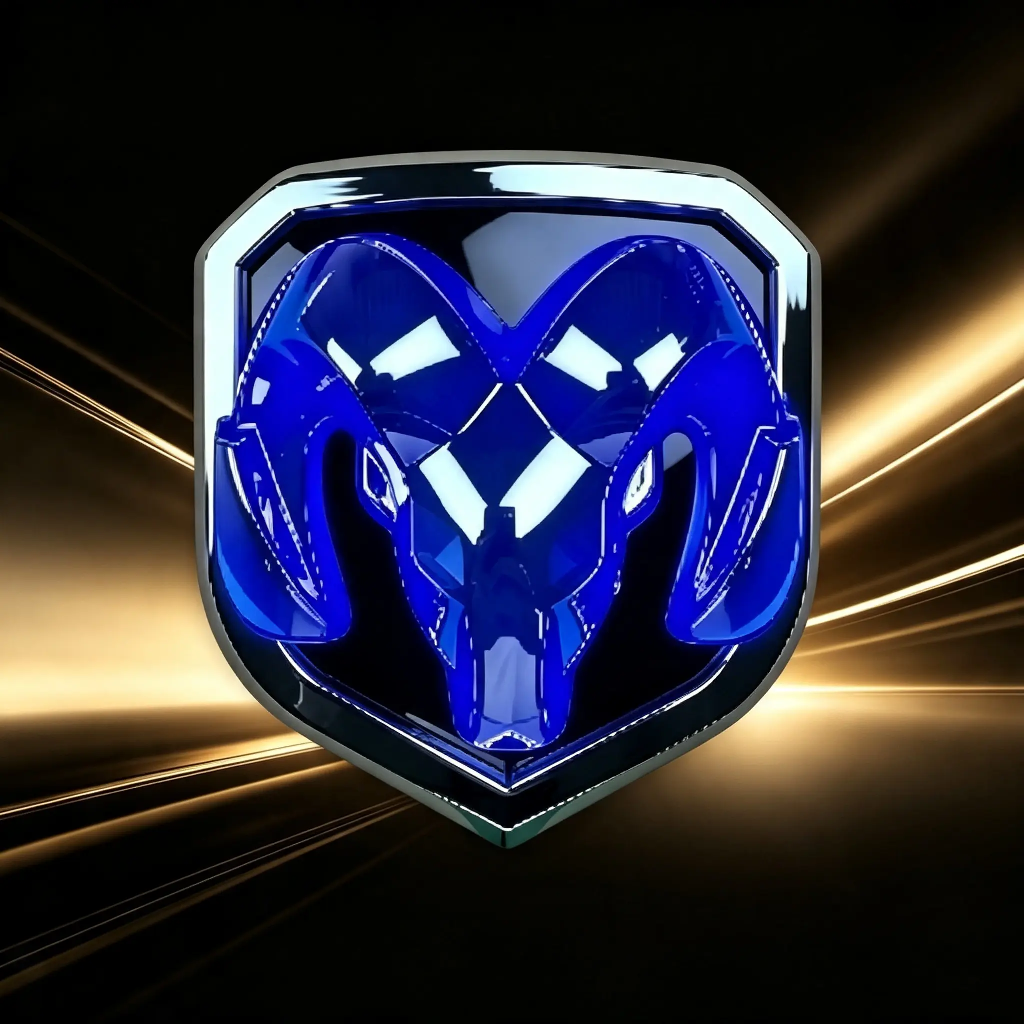 Custom Waterproof LED Illuminated Emblem Kit For Dodge Ram Trucks, Front Grille Badge And Rear Logo Replacement Accessories, Glow Exterior Styling Parts For Pickup Drivers Seeking A Modern Custom Look