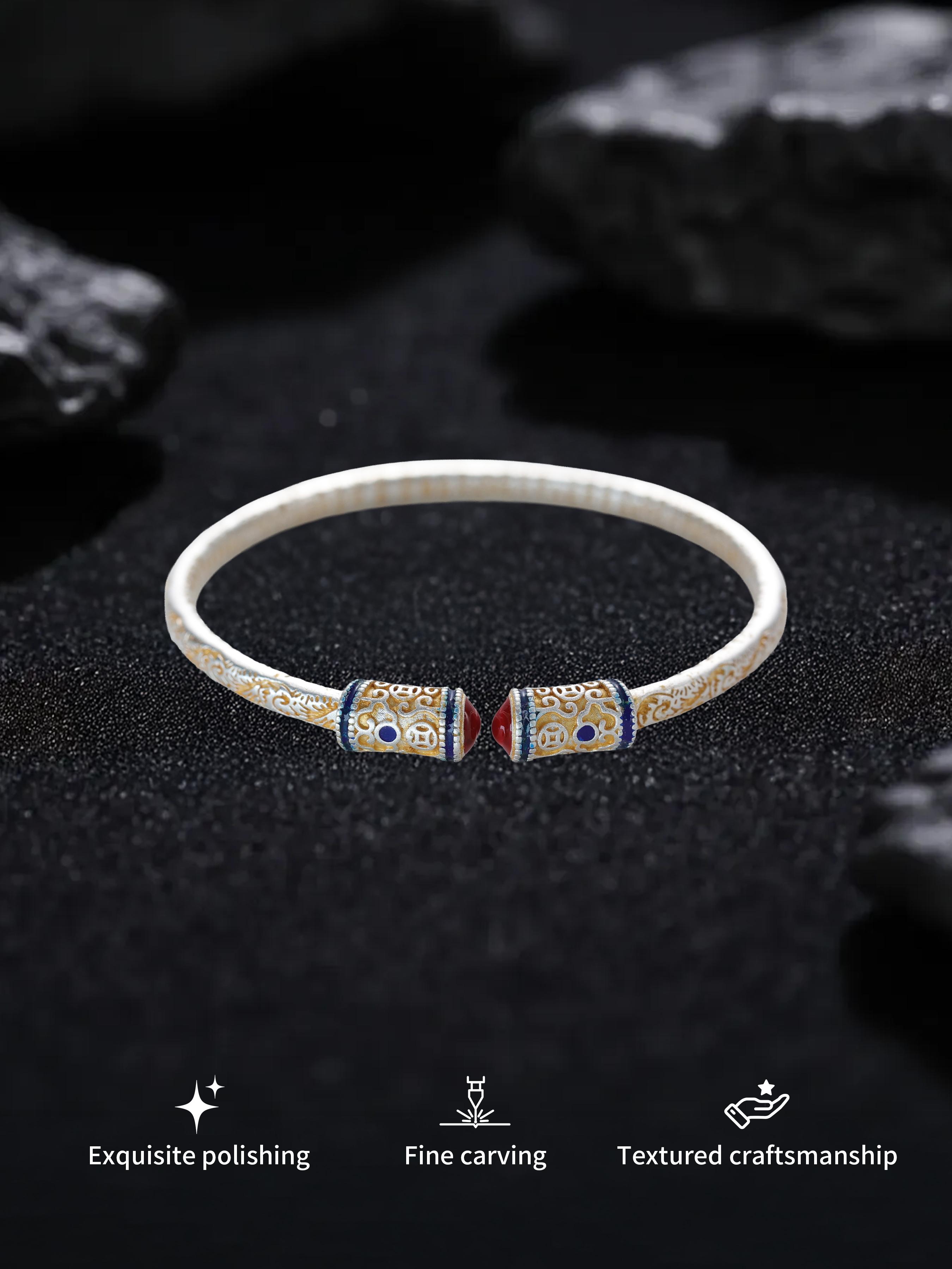 Handmade Enamel Bracelet, Pure Handcrafted Colorful Design, Smooth High-Quality Texture, Perfect Gift for Friends and Lovers