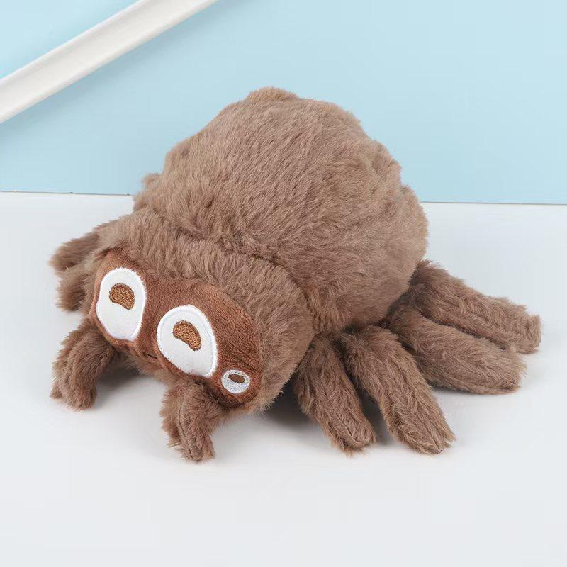 Happy Plush Spider Toy, Fun Halloween Costume Accessory, Game Decoration, Perfect for Halloween Party Supplies & Playtime