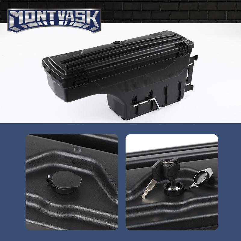 CROSSDESIGN Truck storage box Fit For 99-07 Chevy Silverado & Gmc Sierra 1500 2500 3500 Truck Bed Storage Box chevy accessories Left Right