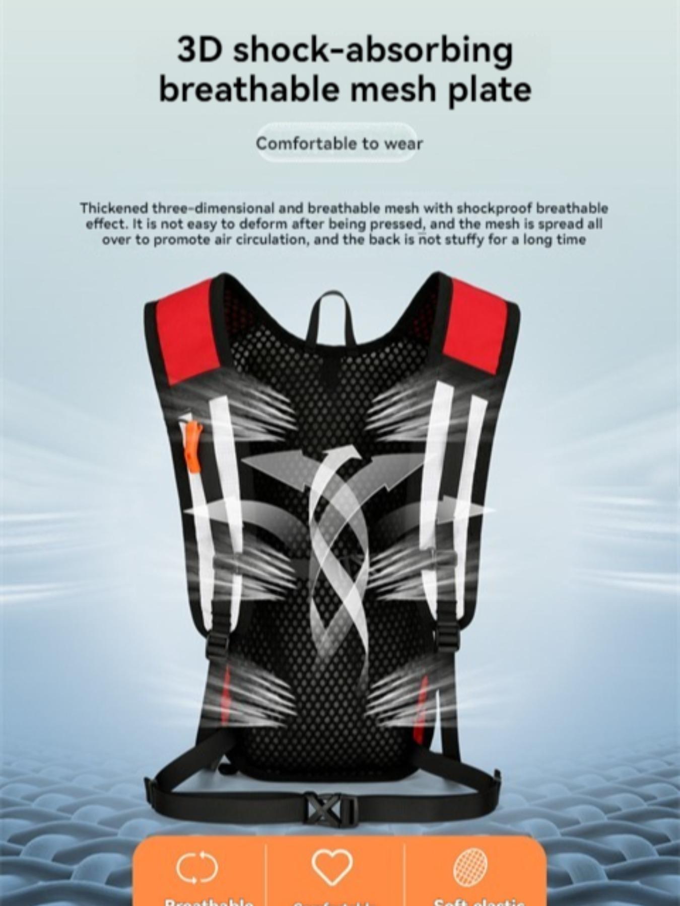 Lightweight Cycling Backpack, Waterproof Multi-Layer Breathable Shoulder Bag, Outdoor Mountain Bike Running Sports Bag, Unisex