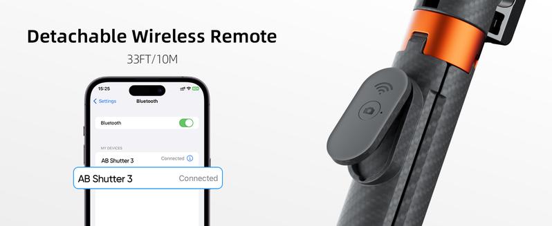 Weilisi Magnetic Selfie Stick Tripod for iPhone with Remote, 65" Phone Tripod for Video Recording, Selfie Stick Tripod for iPhone 11~16 Series and Android Phones(Inclueded Metal Ring)