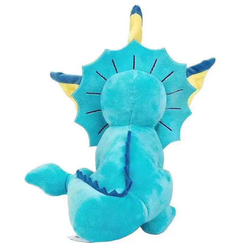 Pokemon Eevee-Vaporeon Huggable Kawaii Stuffed Animal, 25cm Anime TV Game Plush Toy, Funny Gift for Kids, Huggable Stuffed Animal, Kawaii Stuffed Animals