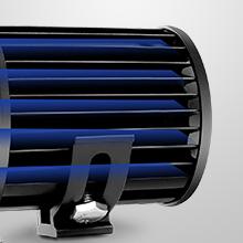 Nilight 18030C-A Amber 2PCS 5Inch 72W Double Row Flood Bar 10800Lumens Driving Fog Led Off Road Lights for Trucks Jeep ATV UTV SUV Boat Marine Waterproof Lightbar