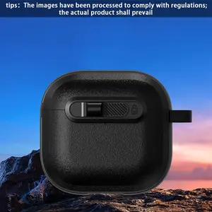 Anti-Drop Earphone Case with Lock Clip, Compatible with AirPods 4, AirPods 3, AirPods Pro2, AirPods Pro, AirPods 1/2, Protective Cover