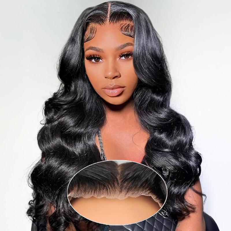 Bling Hair 6x4 Glueless Lace Front Wig 100% Human Hair 180% Density Loose Deep Wave Pre Cut Pre Plucked Hair Line HD Lace Closure Wig For Women Natural Look Easy to Apply TikTokShopHolidayHaul