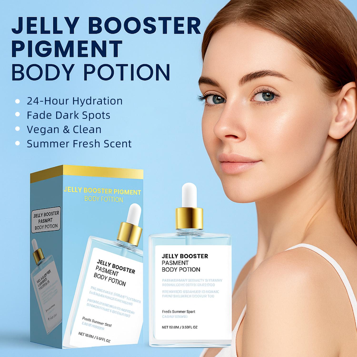Jelly Booster Pigment Treatment Body Potion Scar Treatment - Fast Absorbing Acne Scar for Face And Body - Scar Removal Ointment - Lightweight Scar Serum for Everyday Use - 100ml