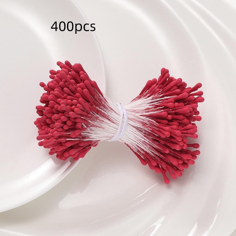 400 Multicolor Polyester Artificial Flower Stems, Soft Touch Handmade Bouquet Decorations, DIY Floral Arrangements, Home Decoration, Weddings, Parties