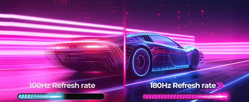 32 inch Curved Monitor 144hz/180hz Gaming Monitor 1500R QHD (2560x1440p) Computer Monitor Screen with FreeSync, DisplayPort, HDMI, Wall Mountable