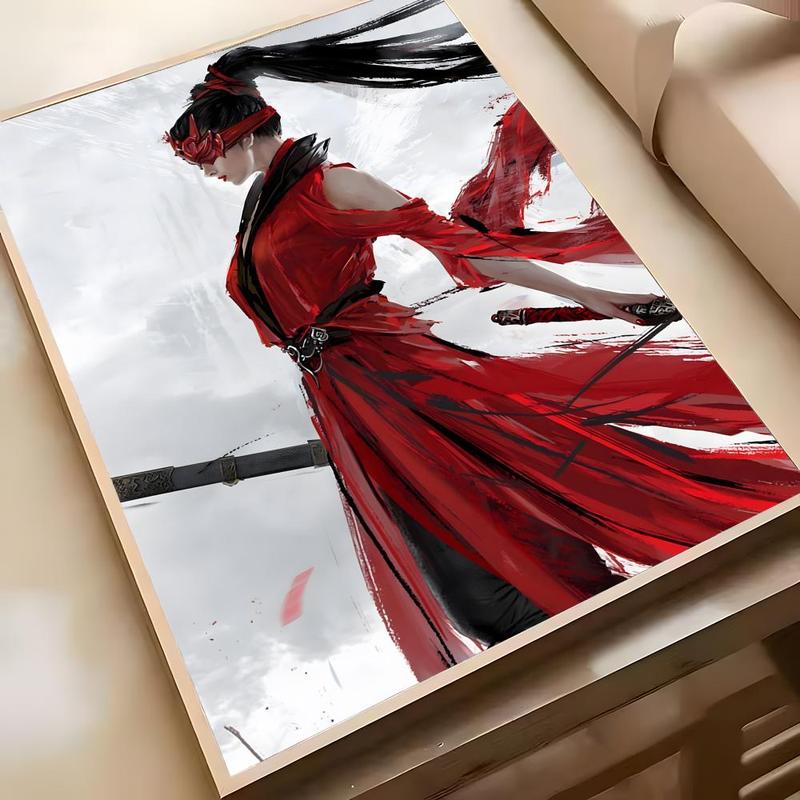 Martial arts Action game N-Naraka Bladepoint Poster Wall Prints for Living Room Bedroom Office Home Decoration Gift decoration for bedroom bar parlor home decor gift fade-Resistant, Non-sticky, vibrant  Anime Movie Wall print poster
