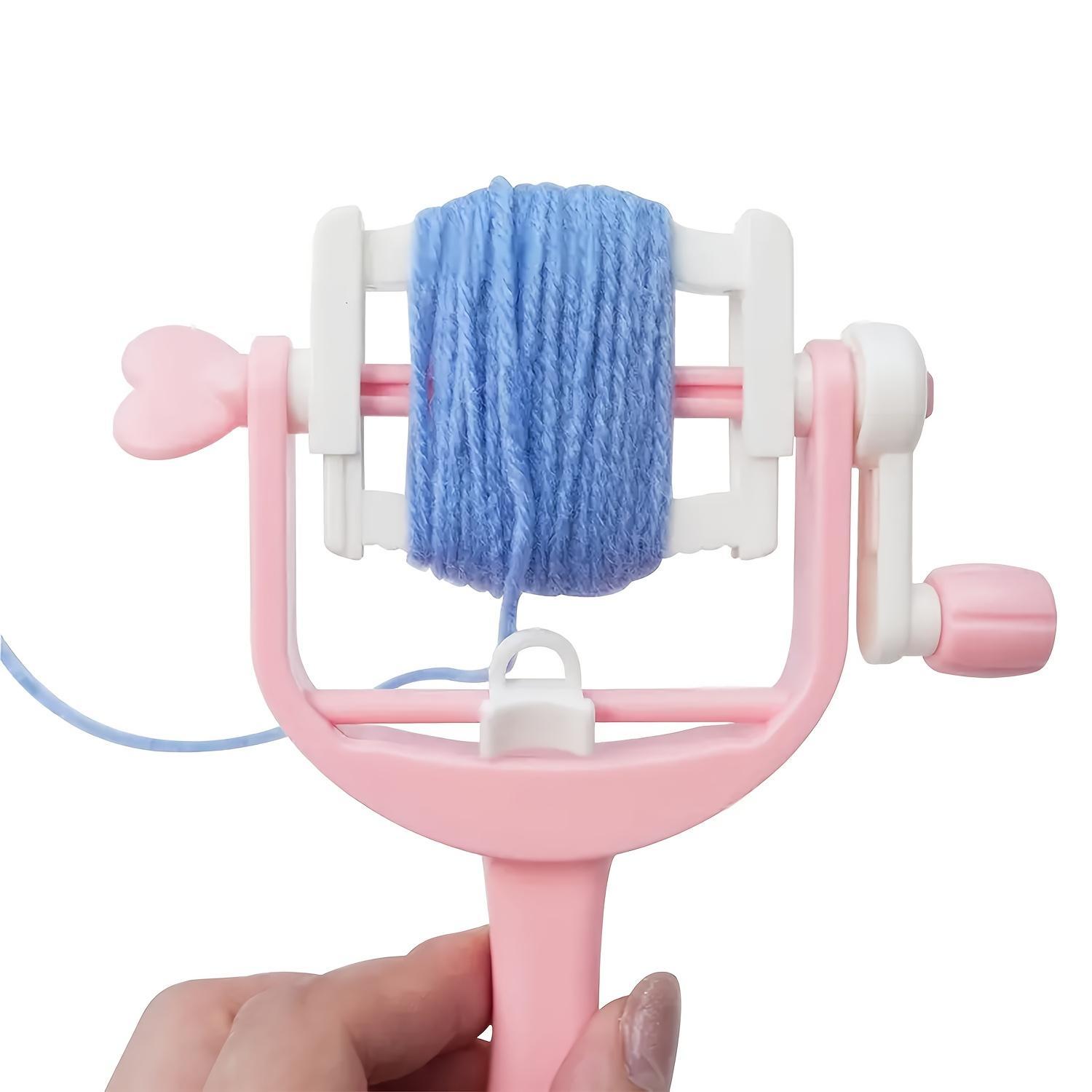 1pc Manual Yarn Winder with Handle | Heavy-Duty Craft Machine for Yarn, Rope, Twine, Ribbon, Tube Cleaning - Includes Clamping Mechanism, Speed Control, and Stable Base - Perfect for Crafts, Easy to Use