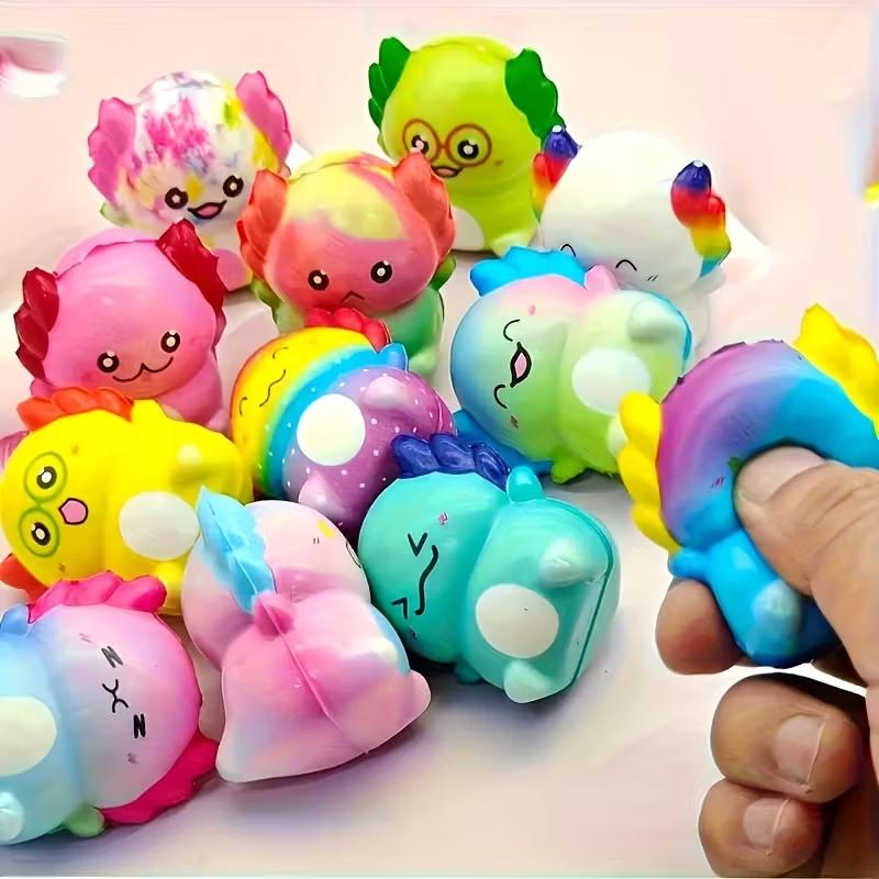 Slow Rebound Soft Plush Animal Squeeze Toys, 6/12/24pcs Bulk Pack, Party Favors, Classroom Rewards, Kids Toys, Cute Animal Dolls