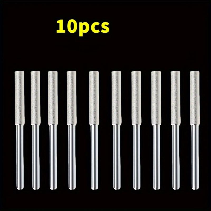 10-Piece Chainsaw Sharpening Stone File Set - Professional Chain Carving Grinding Tools, Durable & Portable Essential for Woodworking Repairs