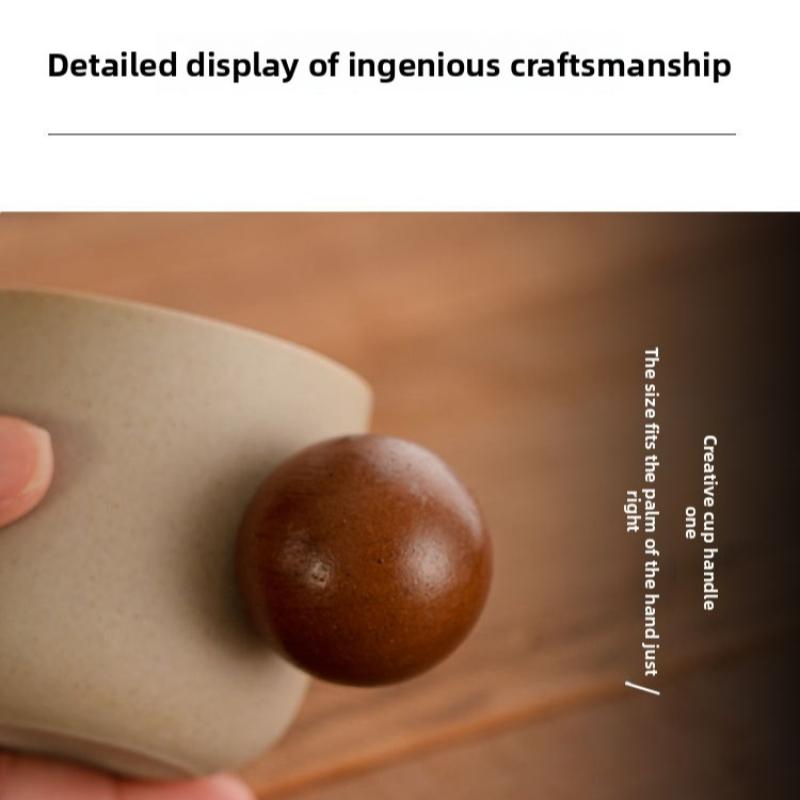 Japanese Style Ceramic Coffee Cup, Handmade Clay Espresso Mug, Large Tea Bowl, Personalized Home Use, Unique Design