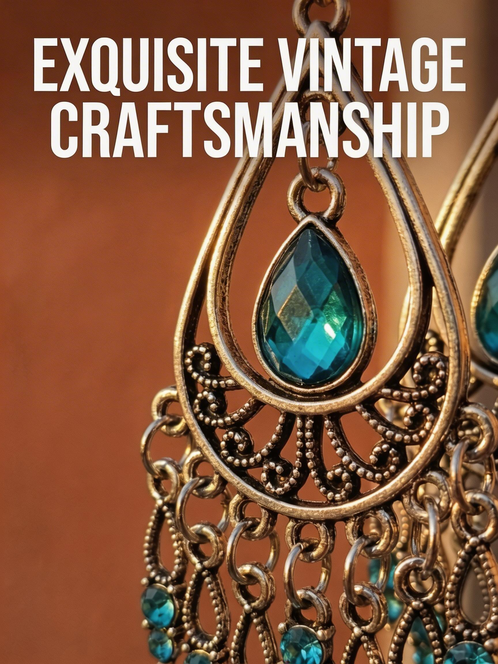 Luxurious Turquoise Textured Drop Earrings, Hook Style, Vintage Floral Design, Perfect for Weddings, Parties, Festivals, Women