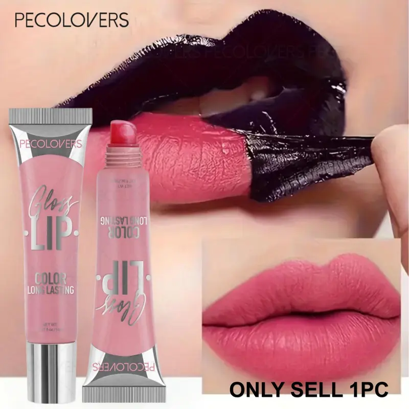 1pc Peel off Lip Tint, Long-Lasting Lip Color, Red and Pink, Lip Cosmetic, Single Item, Balm Form, No Alcohol or Aerosol, Scpn/cpnp Notified