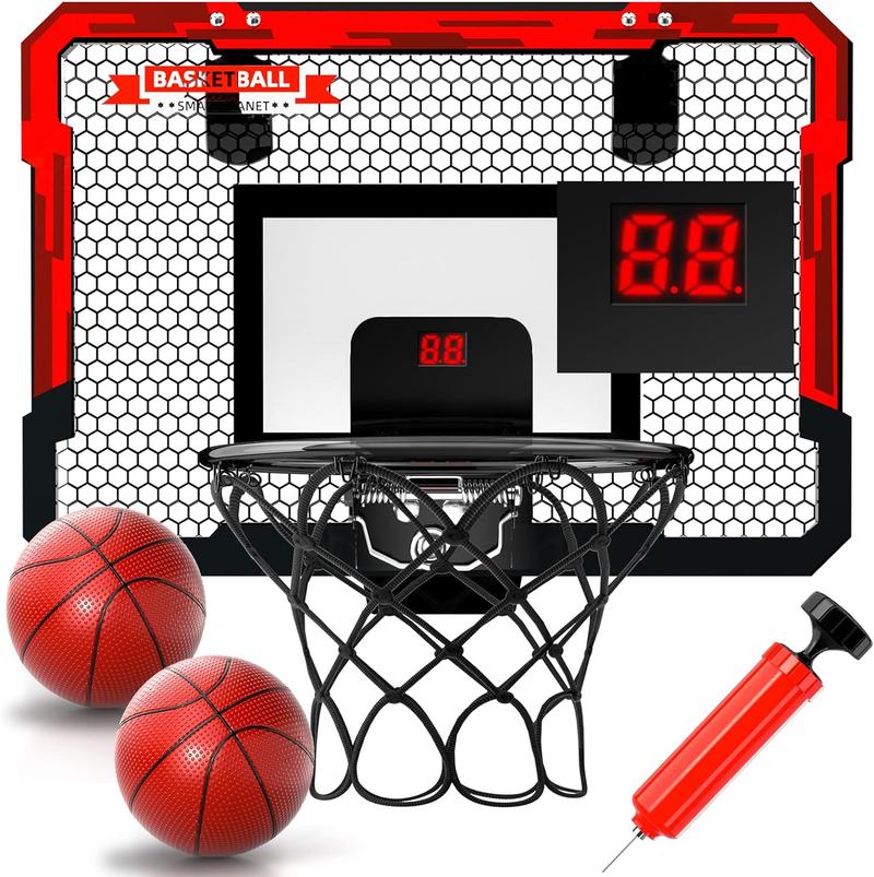 Basketball Hoop Indoor , Mini Basketball Hoop with 4 Balls, Basketball Toys