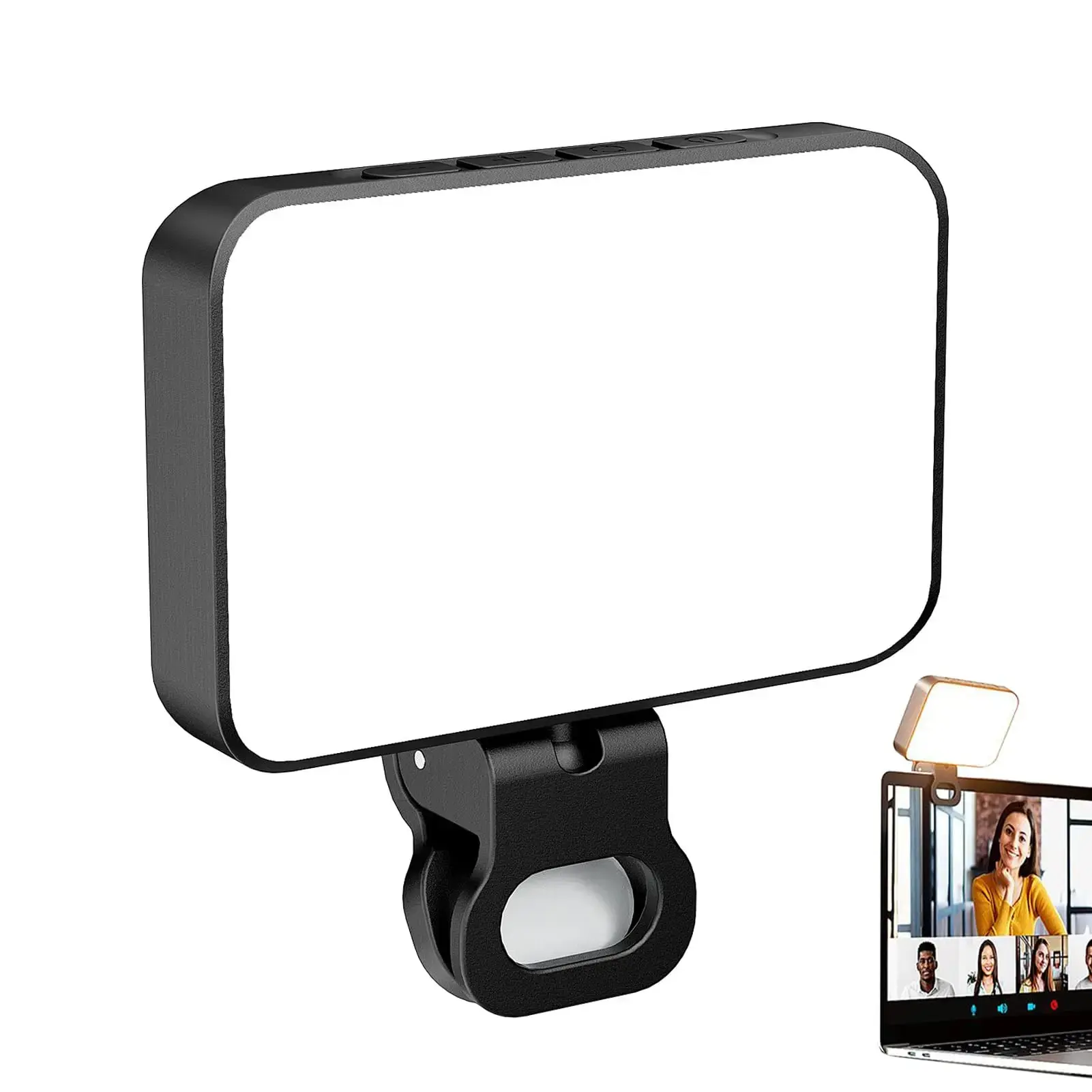 Phone Light, Portable Beauty and Makeup Lamp with Rechargeable Clip| LED Fill Light for Selfies, Photography, Video Recording, Makeup, Vlogging, Travel, Home Studio and Live Streaming