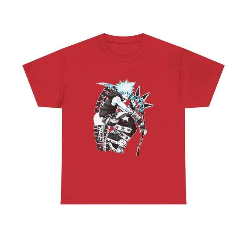 Soul Eater Anime Tee: Black Star Vaporwave Gothic Grunge Manga
