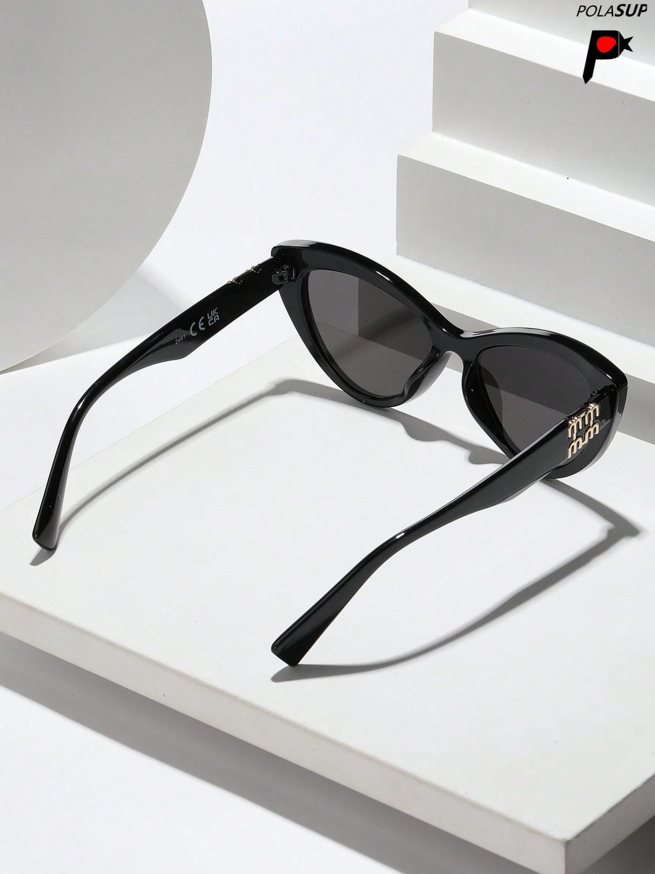 Women's Cat Eye Sunglasses, PC Material, Anti-Wind & Sand, Sporty Style, UV Protection, All Seasons, Elegant and Trendy Design