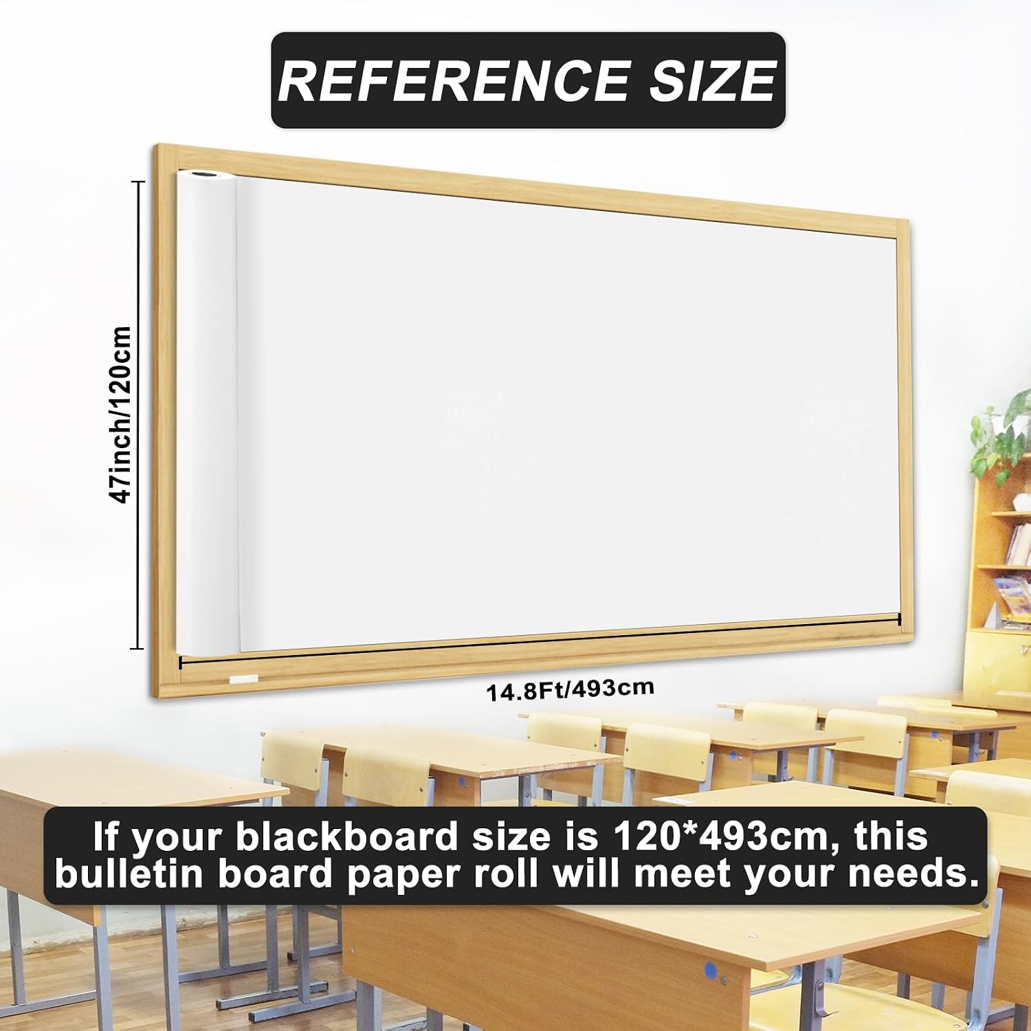 White Bulletin Board Paper Roll,14.8FTx47IN Large Erasable Classroom Wall Background Backdrop, Fade-Resistant Fabric Wrapping Paper School Decors Teacher Supplies White Bulletin Board Paper Roll,14.8FTx47IN Large Erasable Classroom Wall Background Backdrop, Fade-Resistant Fabric Wrapping Paper School Decors Teacher Supplies